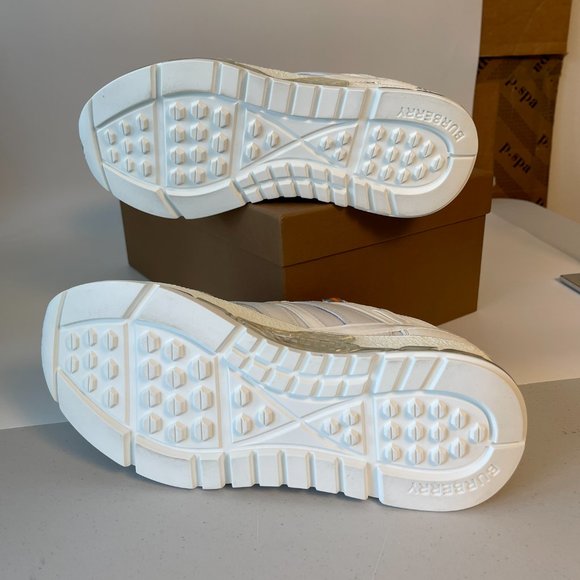 Burberry Women's LF Union sneakers Low top Athletic shoes sneakers, Sz 37 & 40 - Picture 7 of 12